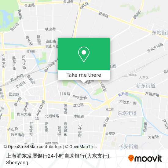 上海浦东发展银行24小时自助银行(大东支行) map