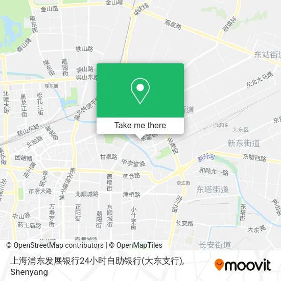 上海浦东发展银行24小时自助银行(大东支行) map