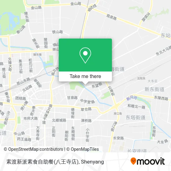 素渡新派素食自助餐(八王寺店) map
