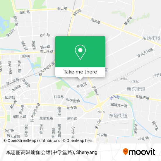威思丽高温瑜伽会馆(中学堂路) map