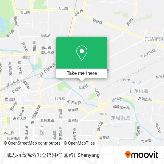 威思丽高温瑜伽会馆(中学堂路) map