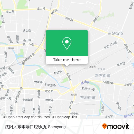 沈阳大东李响口腔诊所 map