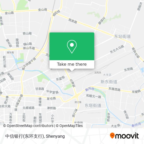 中信银行(东环支行) map