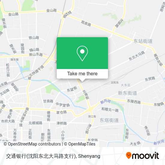 交通银行(沈阳东北大马路支行) map