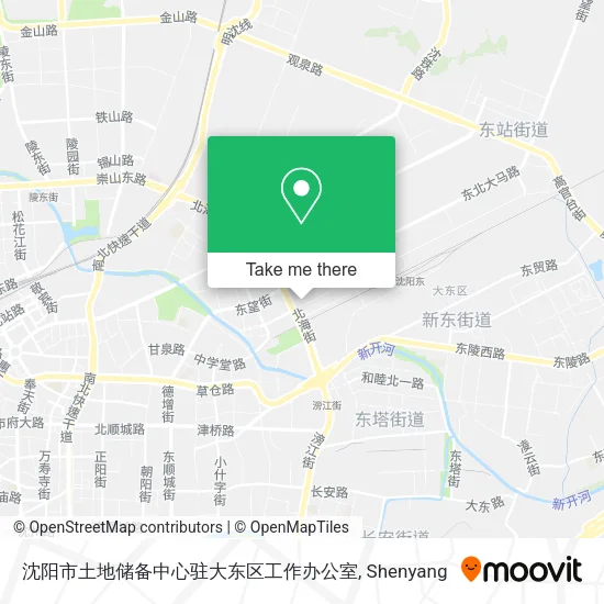 沈阳市土地储备中心驻大东区工作办公室 map