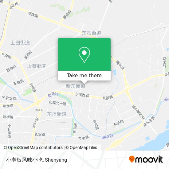 小老板风味小吃 map