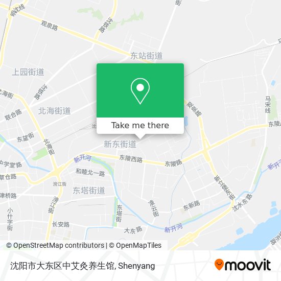 沈阳市大东区中艾灸养生馆 map