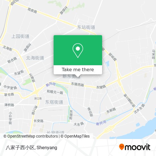 八家子西小区 map