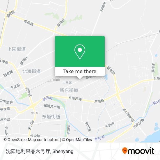 沈阳地利果品六号厅 map