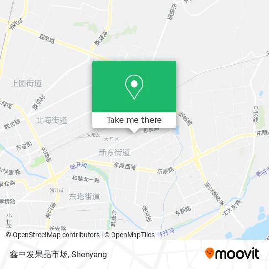 鑫中发果品市场 map