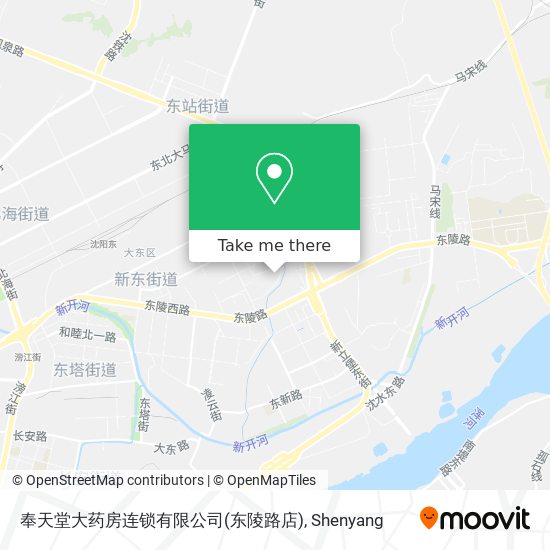 奉天堂大药房连锁有限公司(东陵路店) map