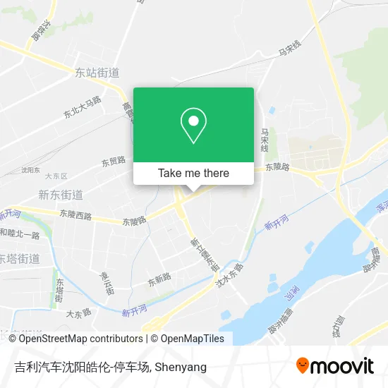 吉利汽车沈阳皓伦-停车场 map