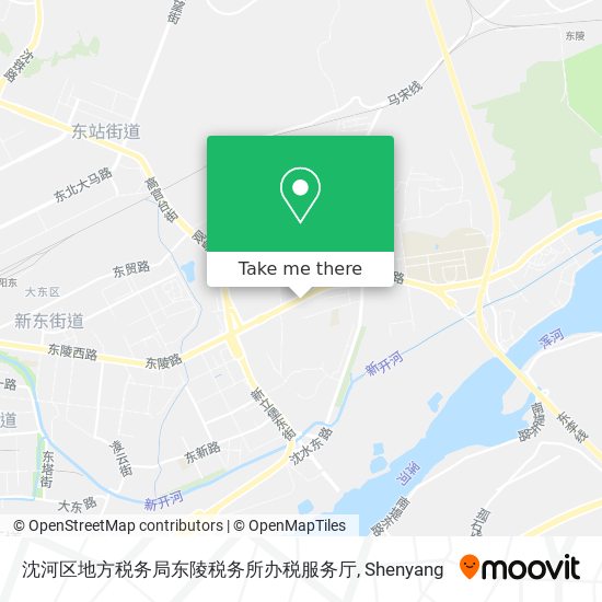 沈河区地方税务局东陵税务所办税服务厅 map