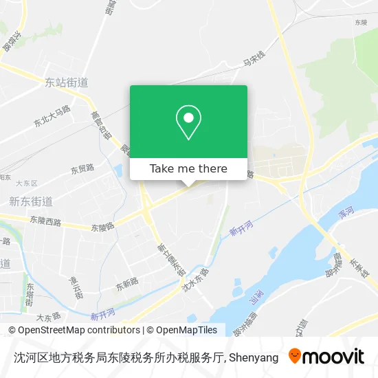 沈河区地方税务局东陵税务所办税服务厅 map
