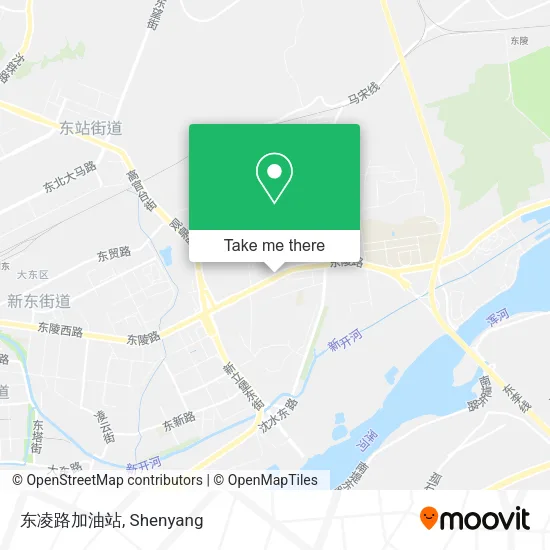 东凌路加油站 map