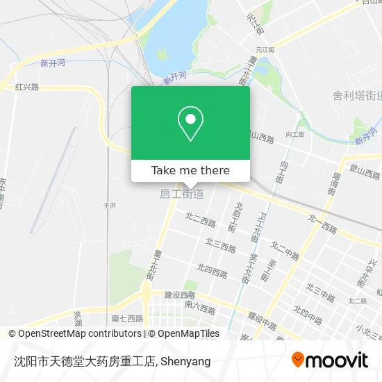 沈阳市天德堂大药房重工店 map