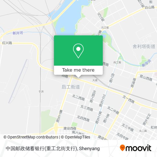 中国邮政储蓄银行(重工北街支行) map