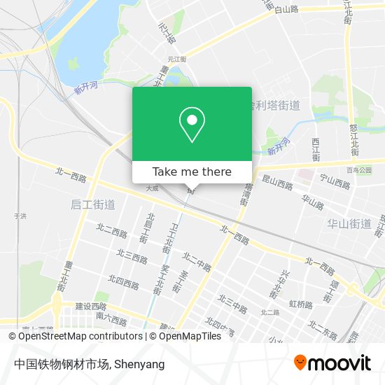 中国铁物钢材市场 map