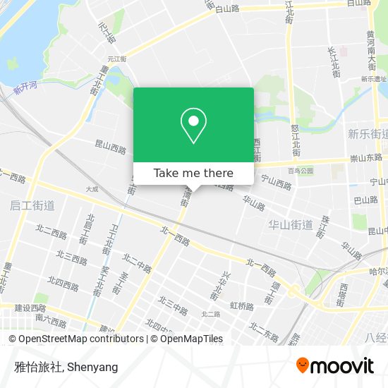 雅怡旅社 map