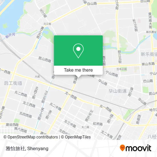 雅怡旅社 map