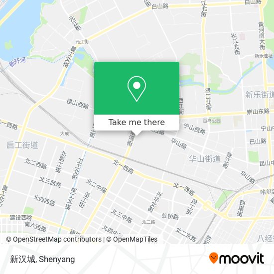 新汉城 map