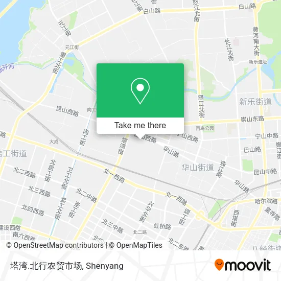 塔湾.北行农贸市场 map