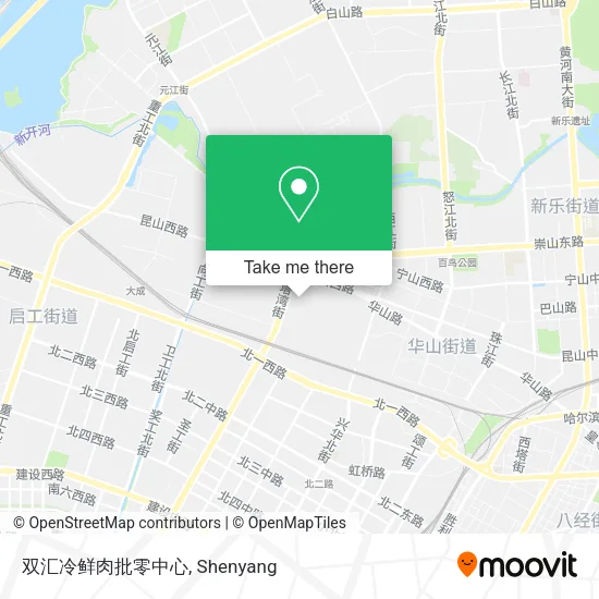 双汇冷鲜肉批零中心 map