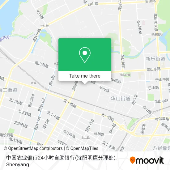 中国农业银行24小时自助银行(沈阳明廉分理处) map