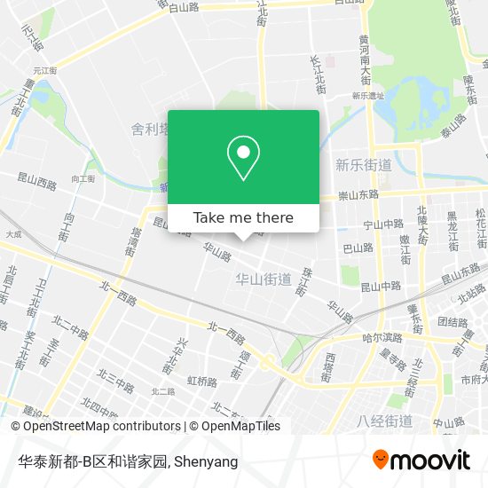 华泰新都-B区和谐家园 map