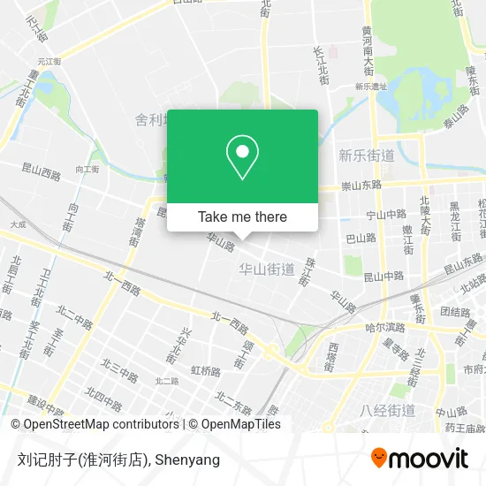 刘记肘子(淮河街店) map