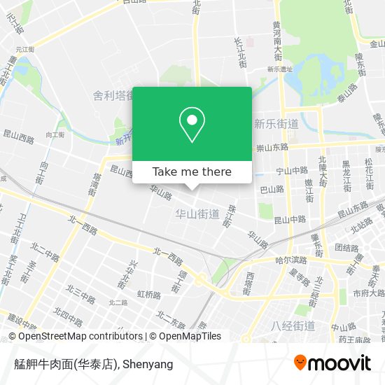 艋舺牛肉面(华泰店) map