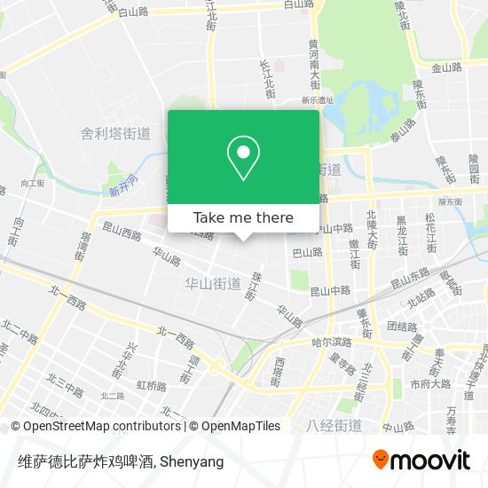 维萨德比萨炸鸡啤酒 map