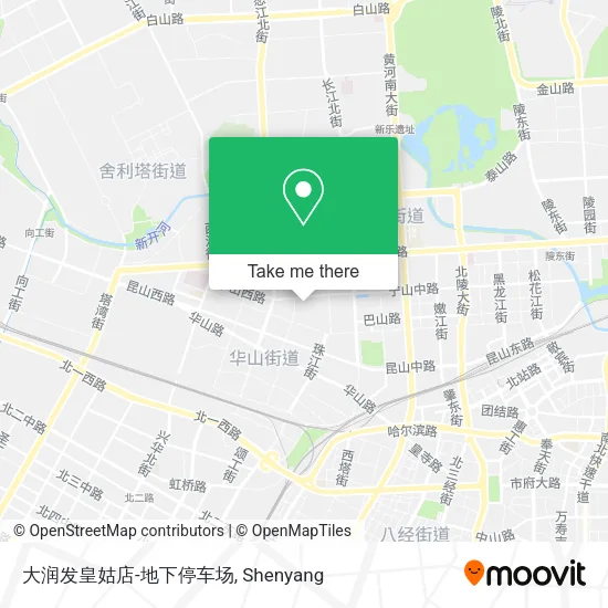大润发皇姑店-地下停车场 map