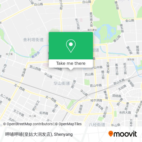 呷哺呷哺(皇姑大润发店) map