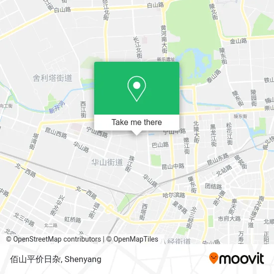 佰山平价日杂 map