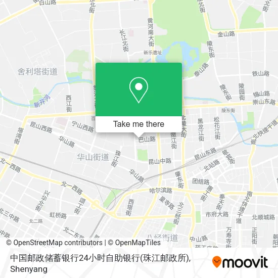 中国邮政储蓄银行24小时自助银行(珠江邮政所) map