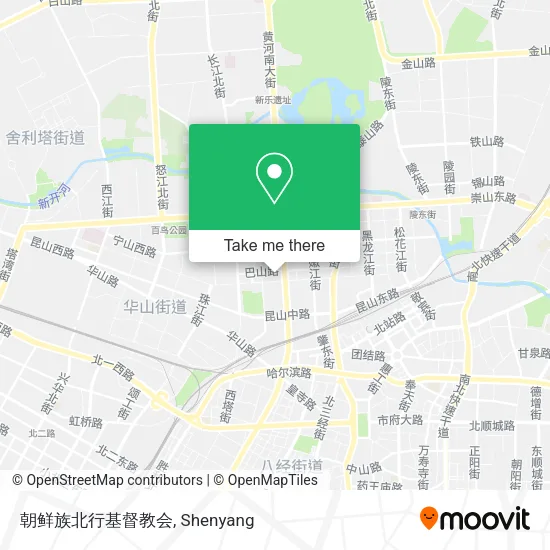 朝鲜族北行基督教会 map