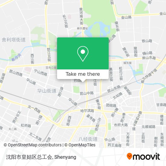 沈阳市皇姑区总工会 map