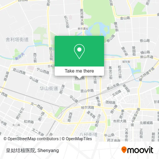 皇姑结核医院 map