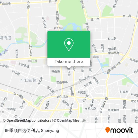 旺季顺自选便利店 map