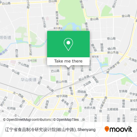 辽宁省食品制冷研究设计院(岐山中路) map