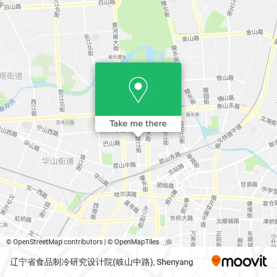 辽宁省食品制冷研究设计院(岐山中路) map