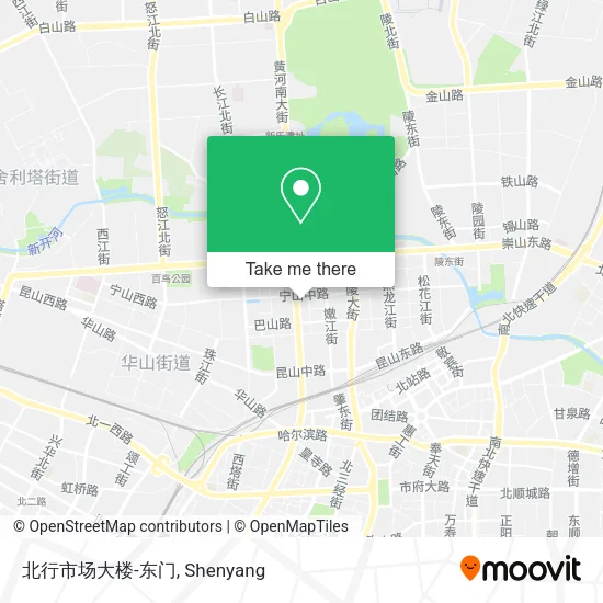 北行市场大楼-东门 map