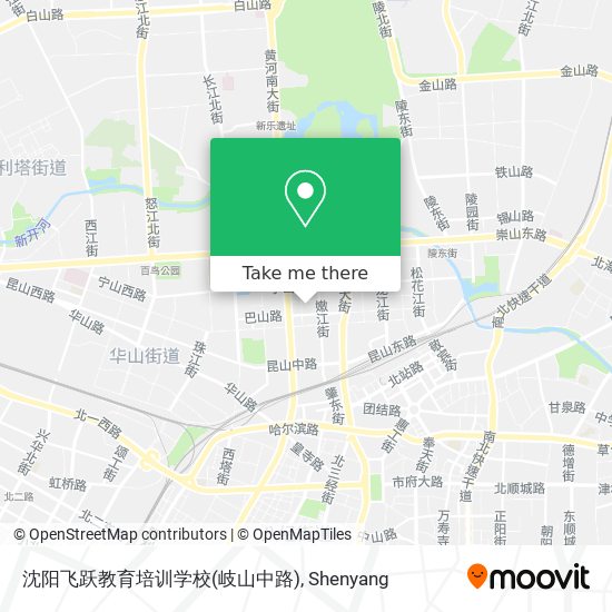 沈阳飞跃教育培训学校(岐山中路) map