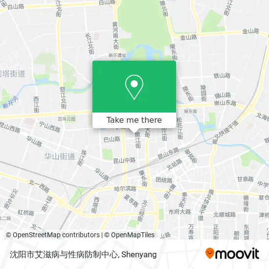 沈阳市艾滋病与性病防制中心 map