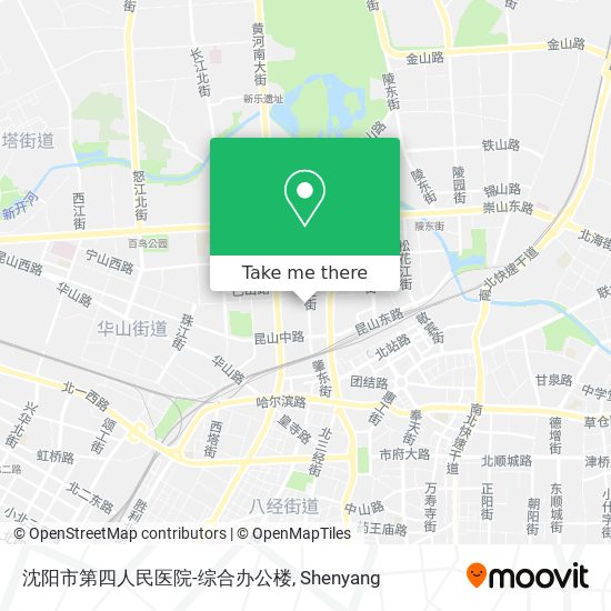 沈阳市第四人民医院-综合办公楼 map