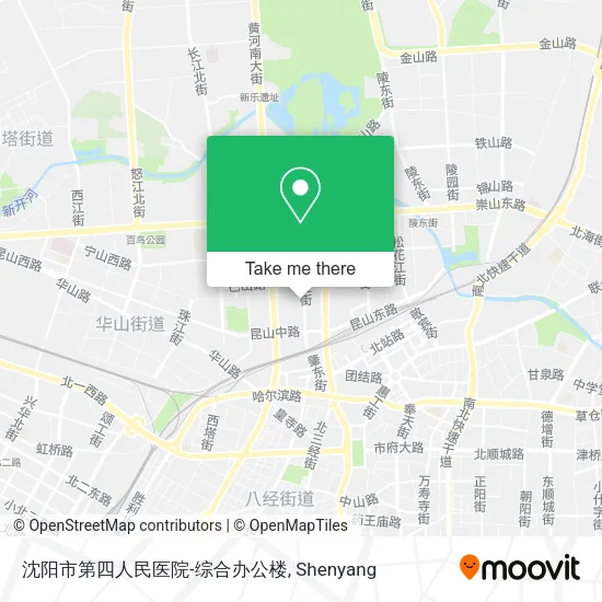 沈阳市第四人民医院-综合办公楼 map
