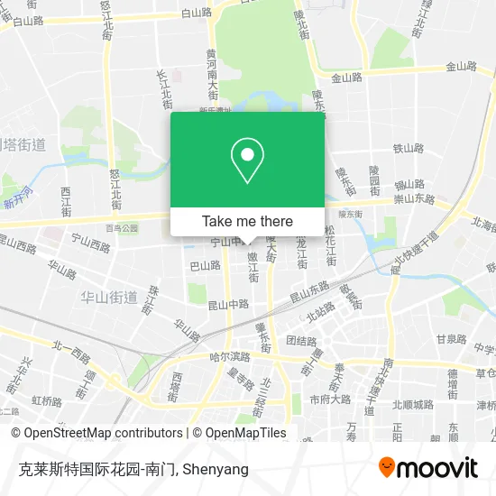 克莱斯特国际花园-南门 map