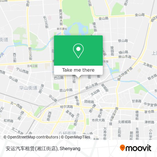 安运汽车租赁(湘江街店) map