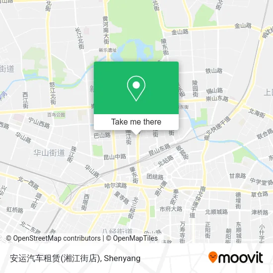 安运汽车租赁(湘江街店) map